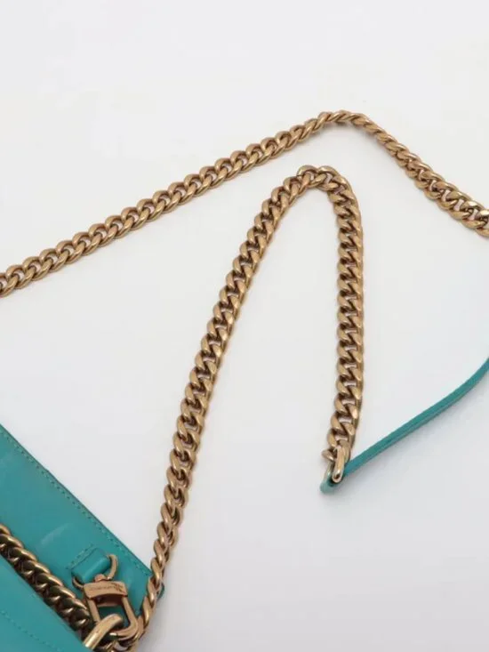 Louis Vuitton New Wave Chain Bag MM Tiffany Blue - Picture 7 of 13